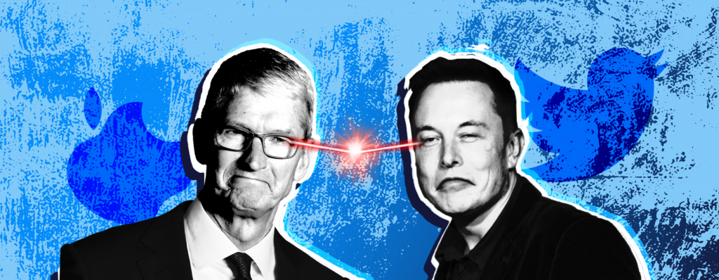 Elon Picks a fight with Apple